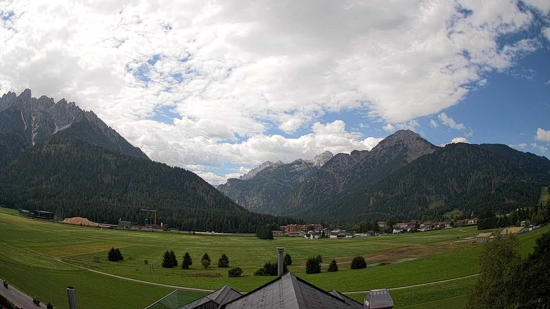 Webcam Toblach Dolomites – Vue depuis l’Hôtel Rosengarten