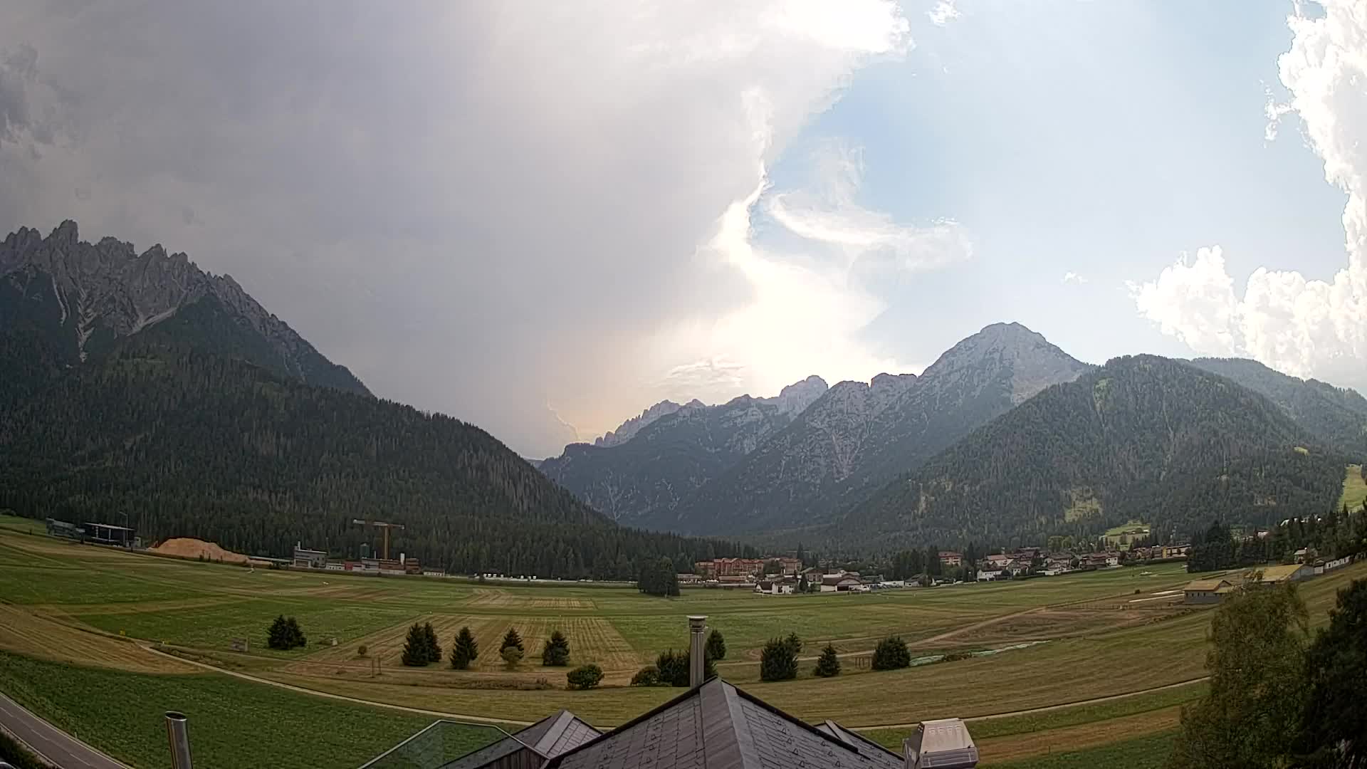 Webcam Toblach Dolomites – Vue depuis l’Hôtel Rosengarten