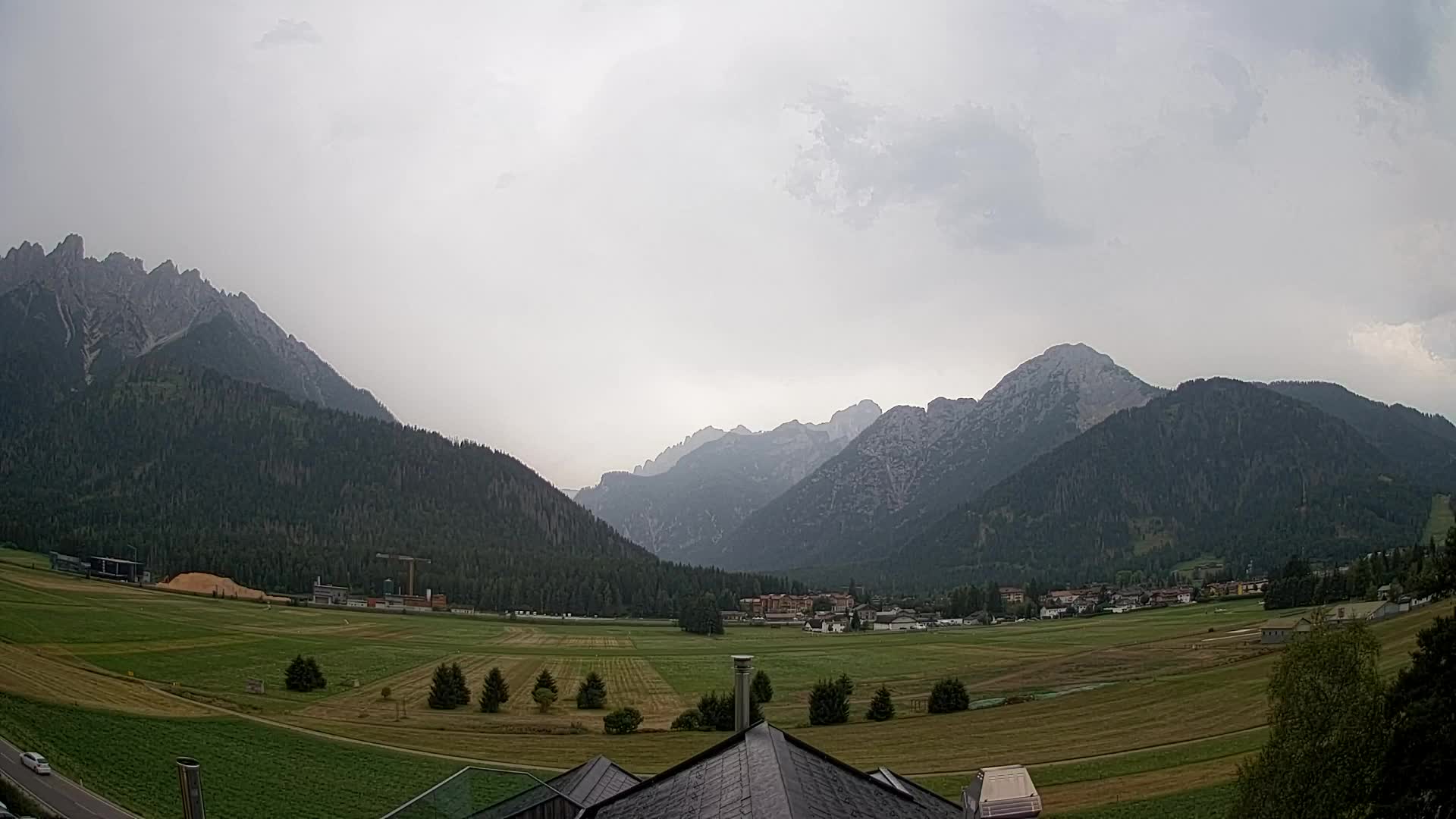 Webcam Toblach Dolomites – View from Hotel Rosengarten