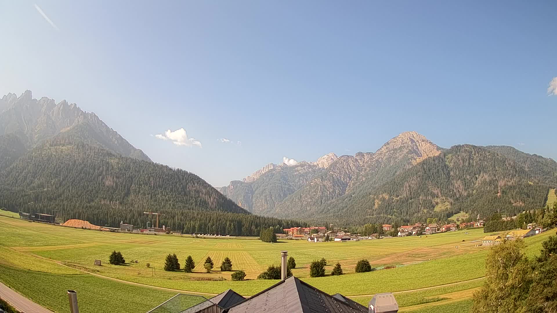 Webcam Toblach Dolomites – Vue depuis l’Hôtel Rosengarten