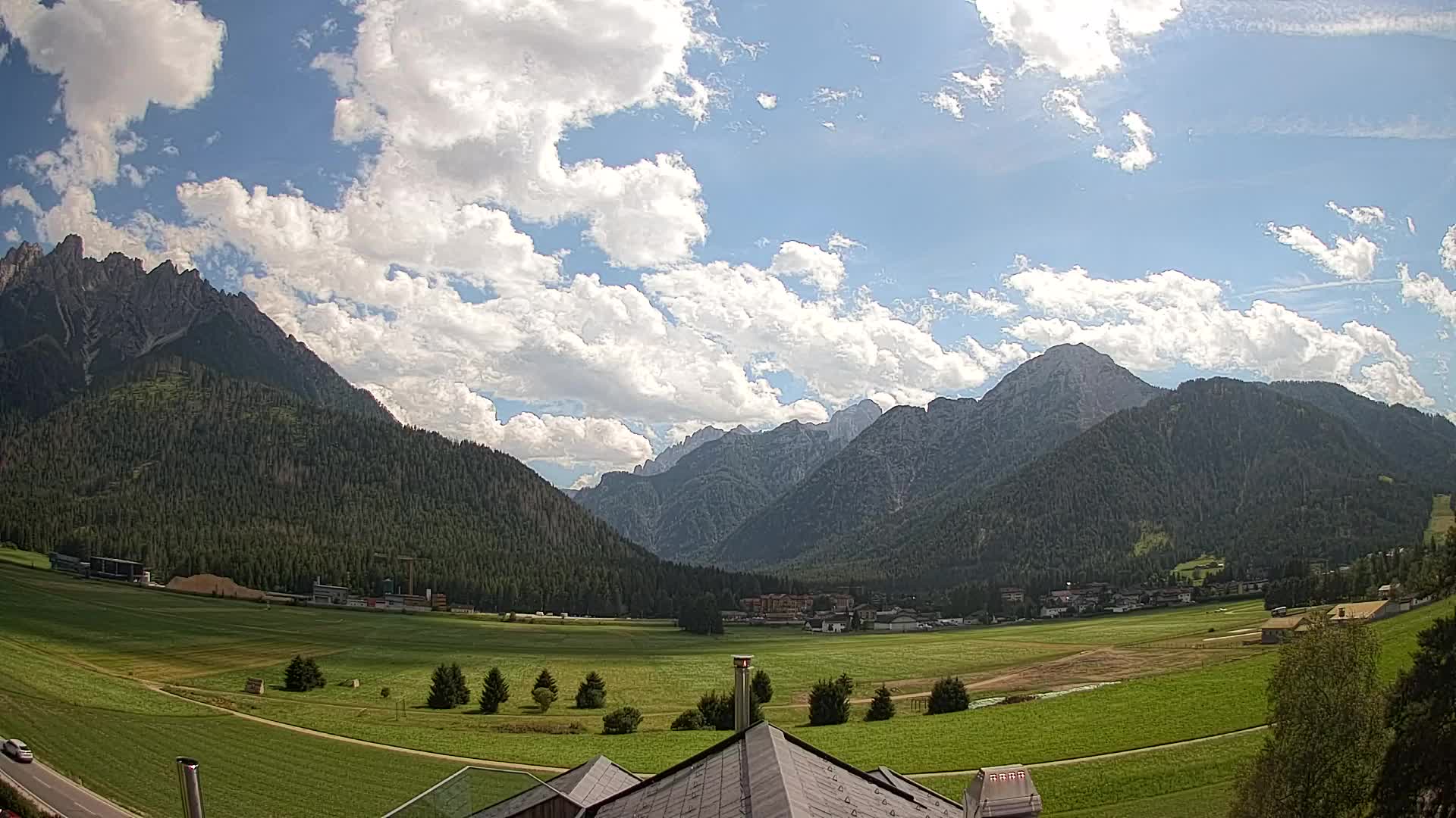 Webcam Toblach Dolomiten – Blick vom Hotel Rosengarten
