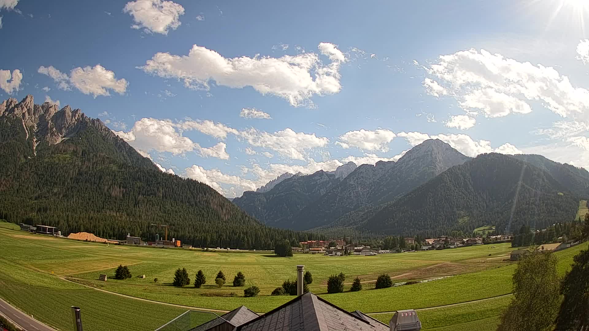 Webcam Toblach Dolomiten – Blick vom Hotel Rosengarten