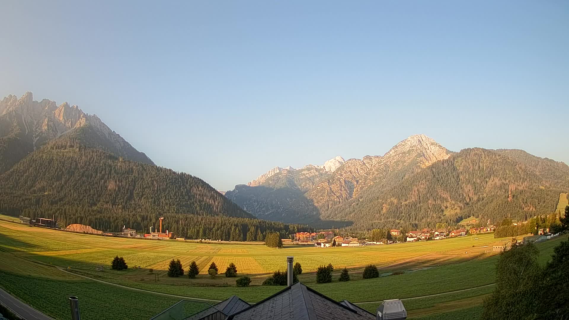 Webcam Toblach Dolomiten – Blick vom Hotel Rosengarten