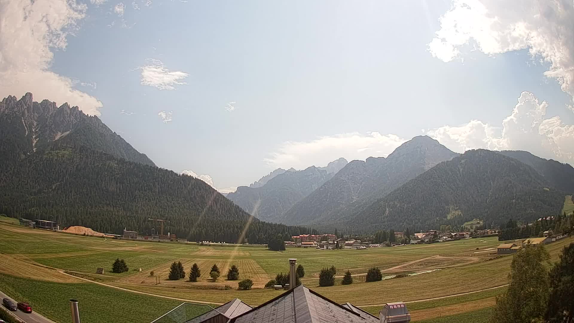 Webcam Toblach Dolomites – Vue depuis l’Hôtel Rosengarten