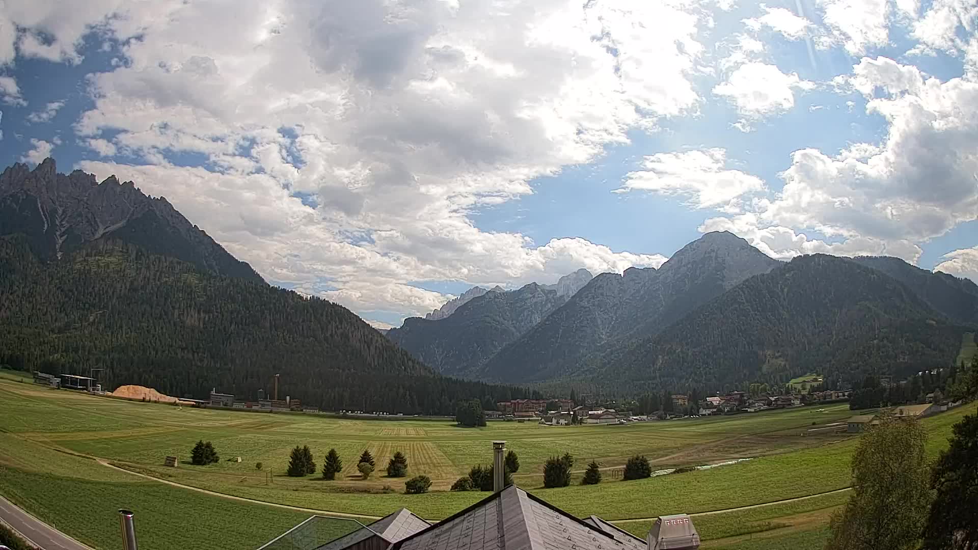 Webcam Toblach Dolomiten – Blick vom Hotel Rosengarten
