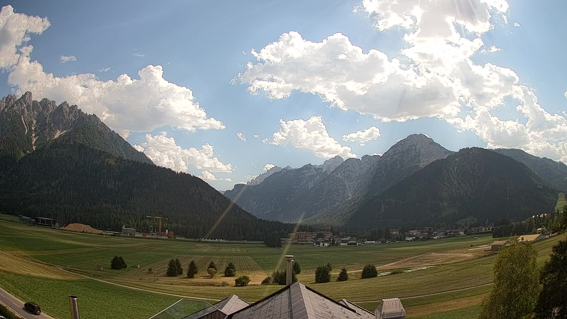 Webcam Toblach Dolomiten – Blick vom Hotel Rosengarten