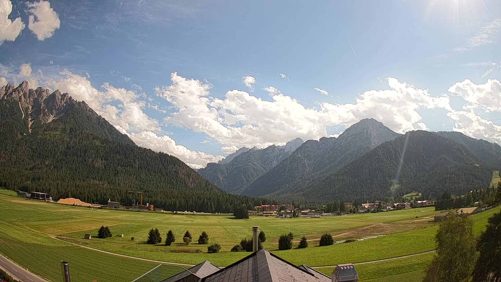 Webcam Toblach Dolomiten – Blick vom Hotel Rosengarten