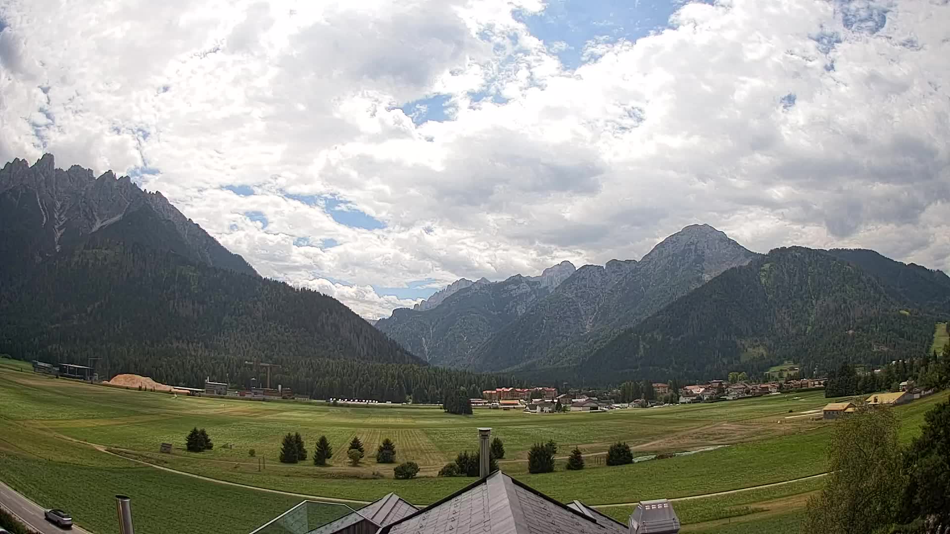 Webcam Toblach Dolomiten – Blick vom Hotel Rosengarten