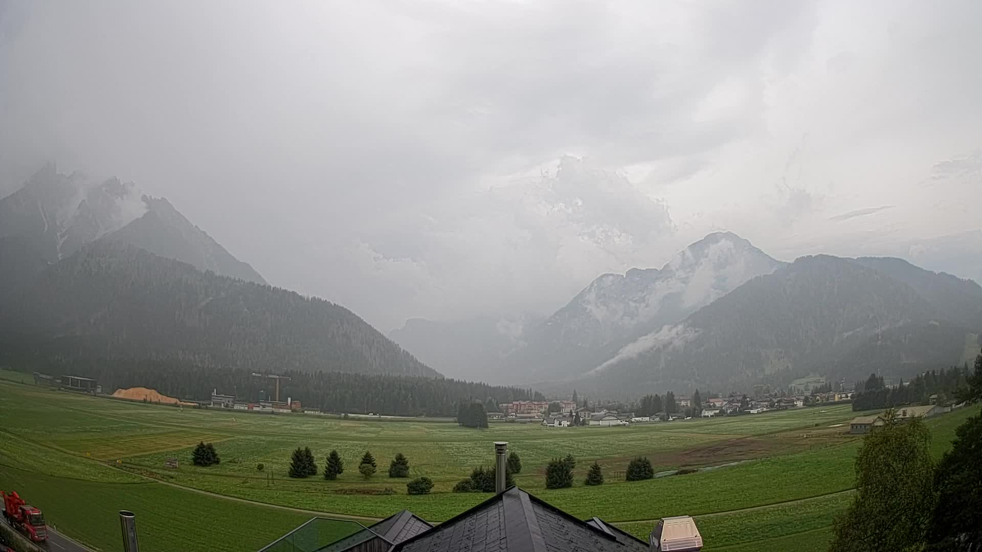 Webcam Toblach Dolomitas – Vista desde el Hotel Rosengarten