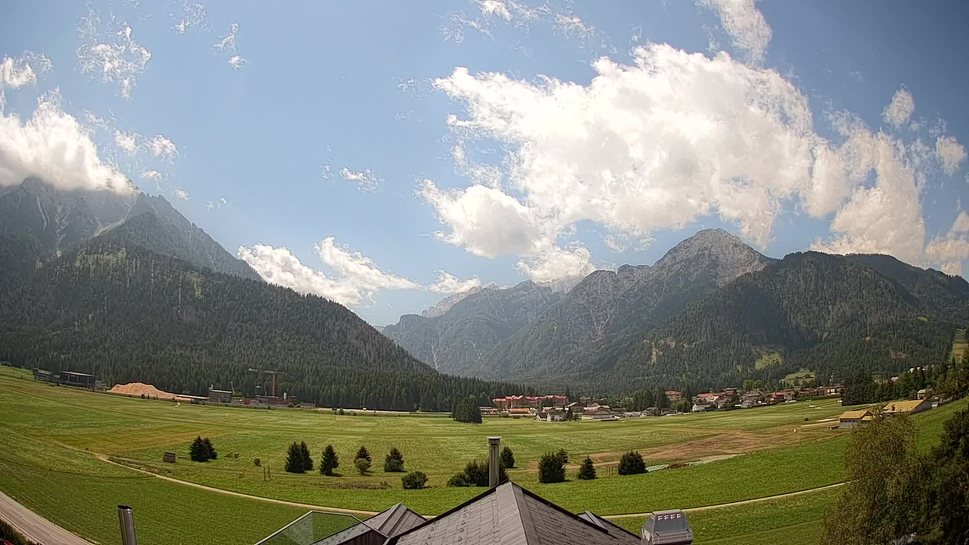 Webcam Toblach Dolomiten – Blick vom Hotel Rosengarten