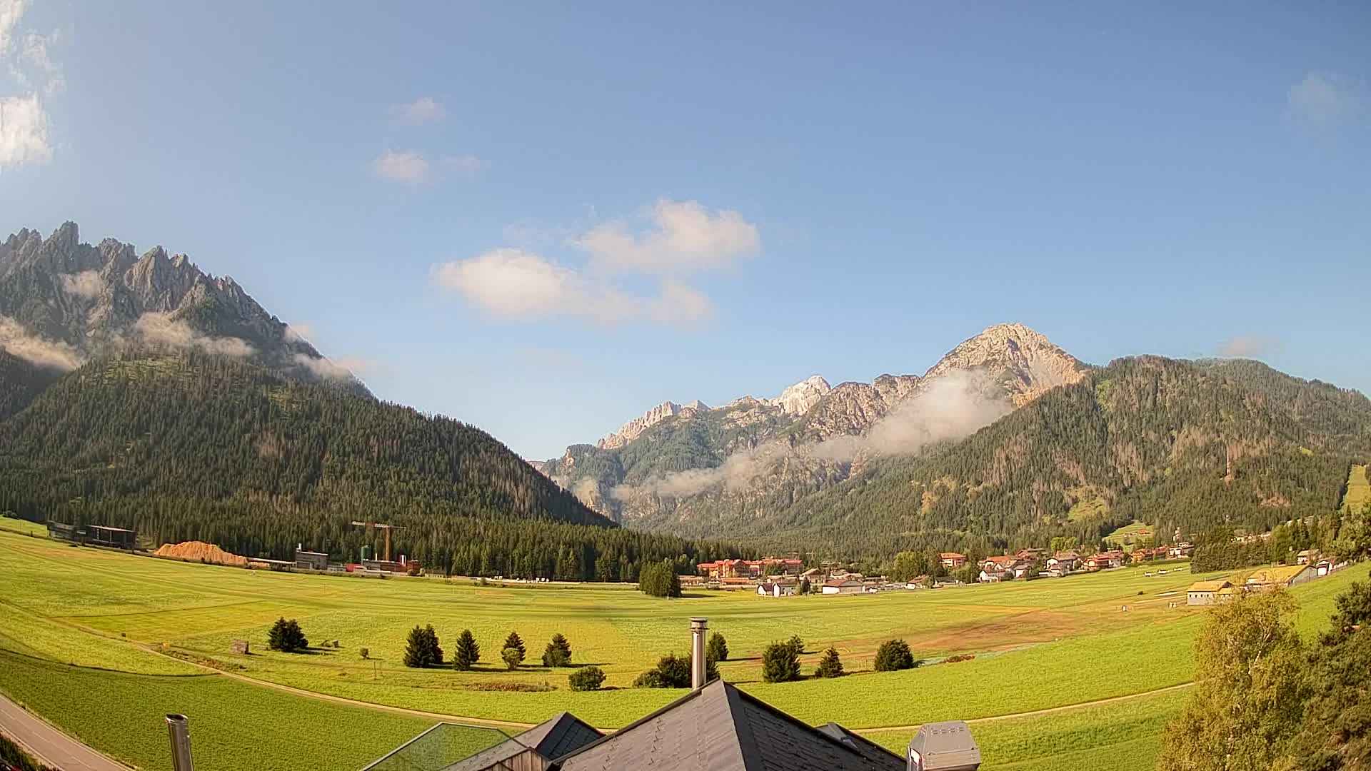 Webcam Toblach Dolomiten – Blick vom Hotel Rosengarten