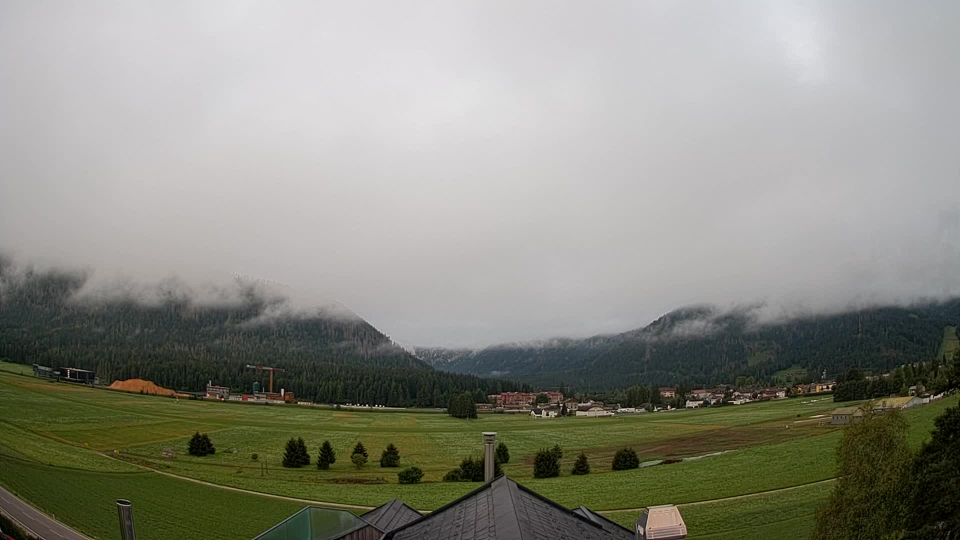 Webcam Toblach Dolomites – View from Hotel Rosengarten