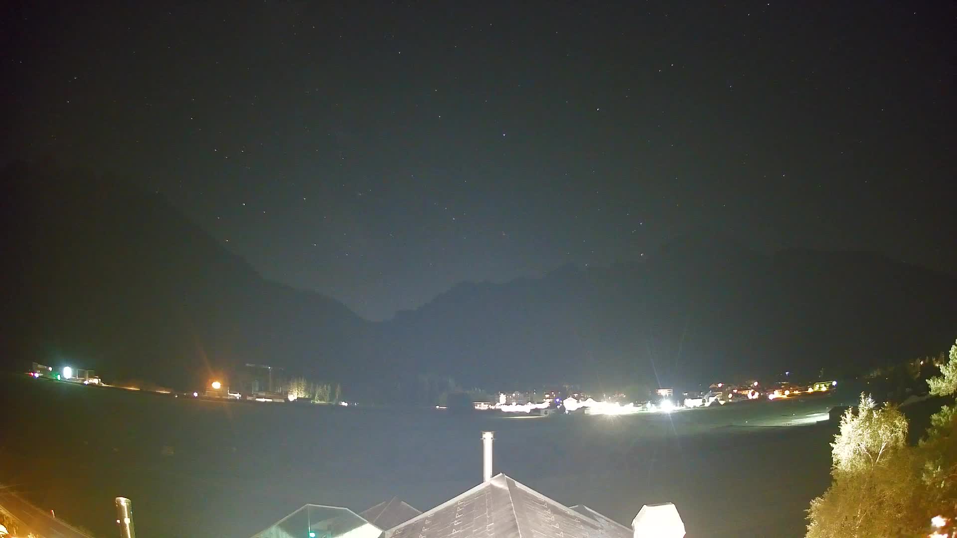 Spletna kamera Toblach Dolomiti – Pogled iz hotela Rosengarten