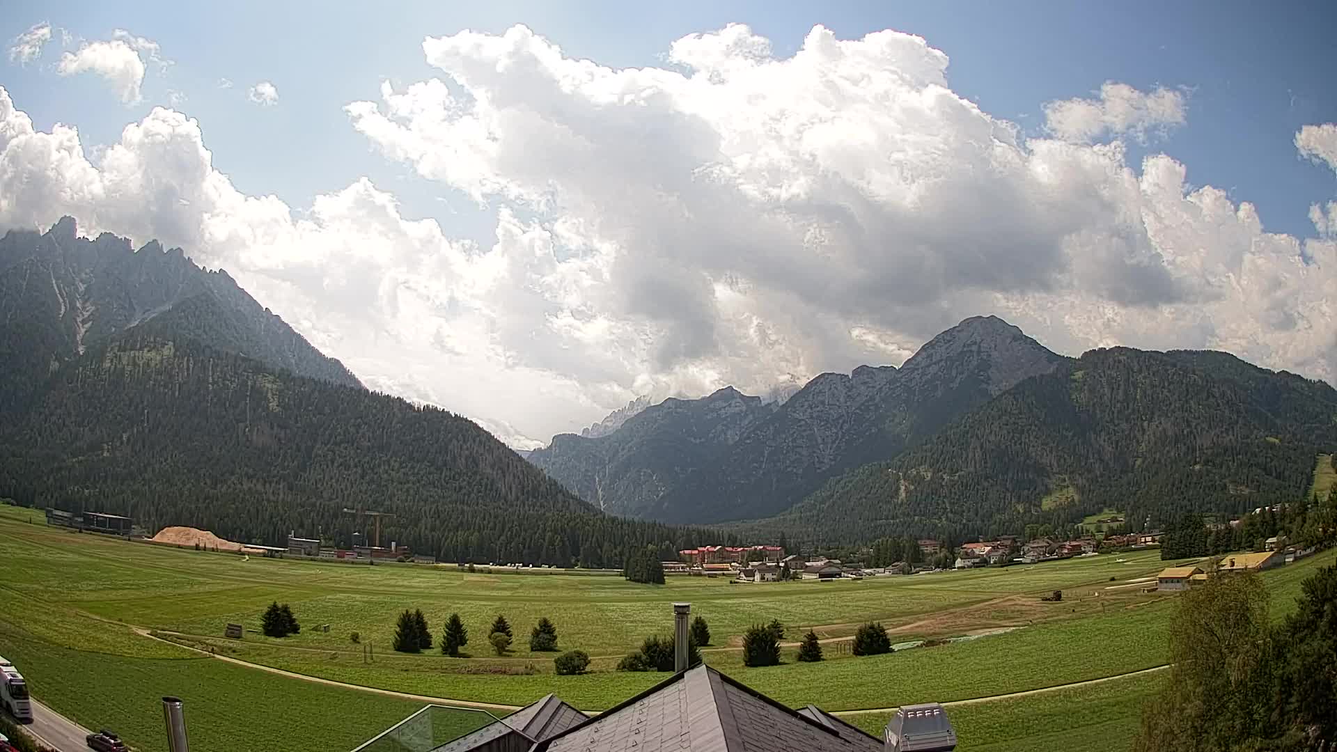 Webcam Toblach Dolomitas – Vista desde el Hotel Rosengarten