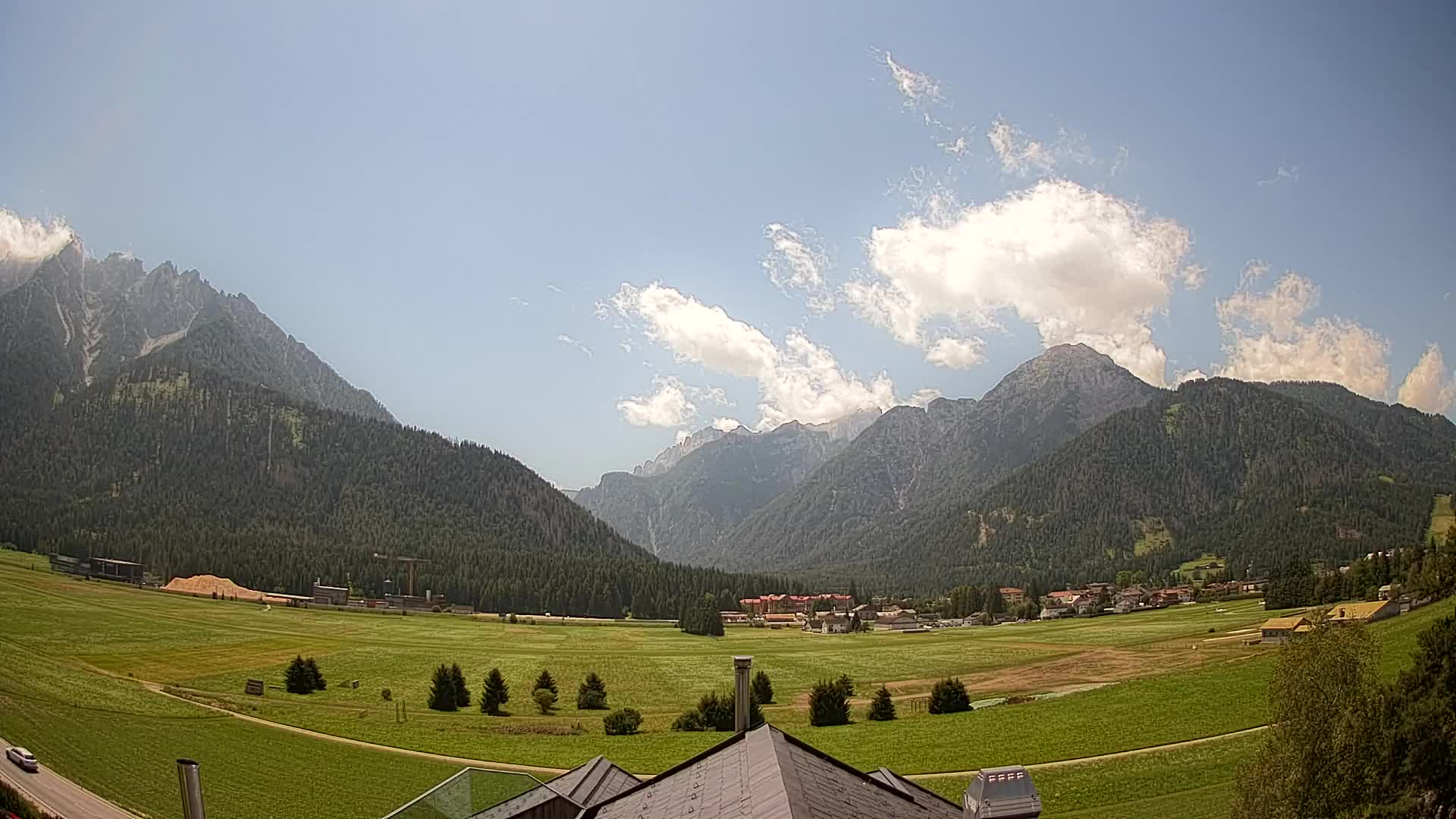 Webcam Toblach Dolomites – Vue depuis l’Hôtel Rosengarten
