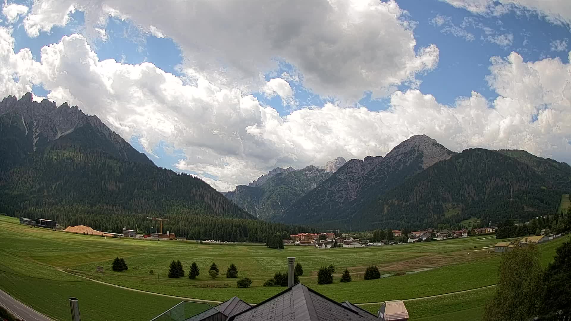 Webcam Toblach Dolomiten – Blick vom Hotel Rosengarten