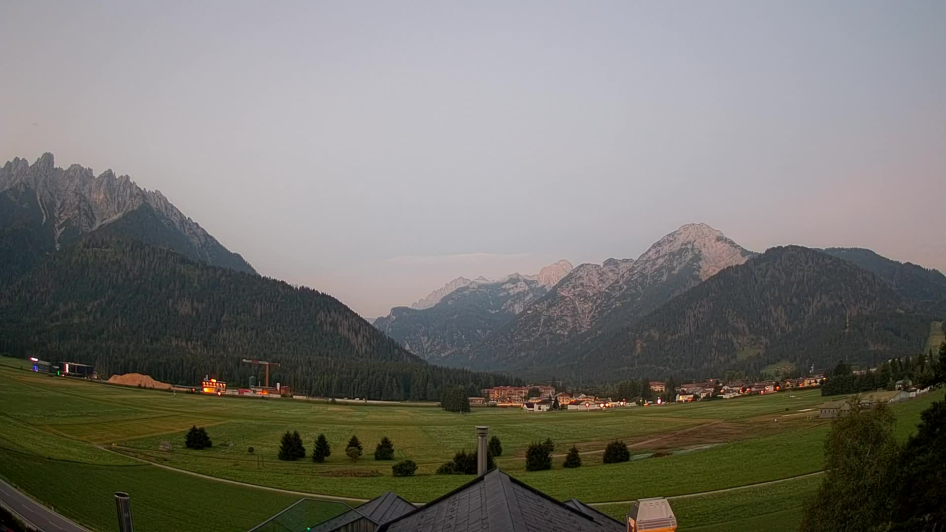 Webcam Toblach Dolomites – View from Hotel Rosengarten