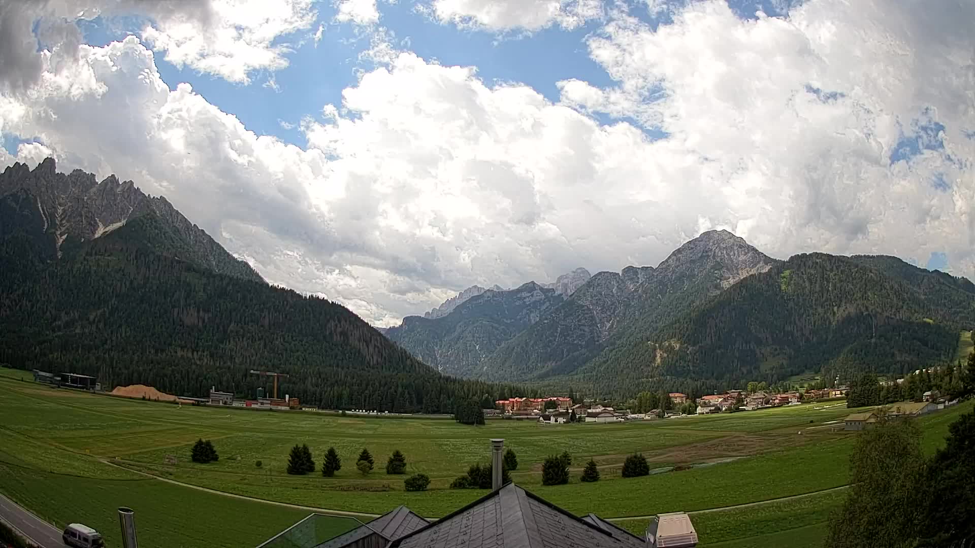 Webcam Toblach Dolomiten – Blick vom Hotel Rosengarten