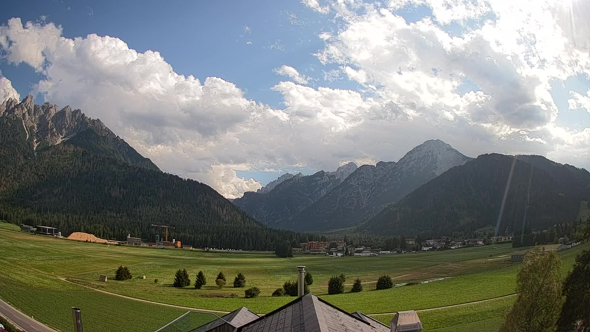 Webcam Toblach Dolomiten – Blick vom Hotel Rosengarten