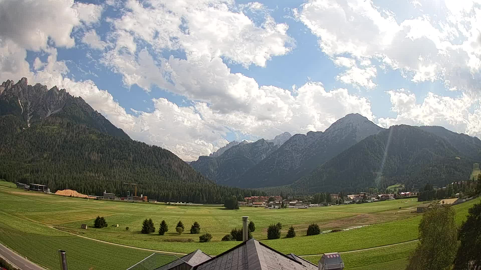 Webcam Toblach Dolomites – Vue depuis l’Hôtel Rosengarten