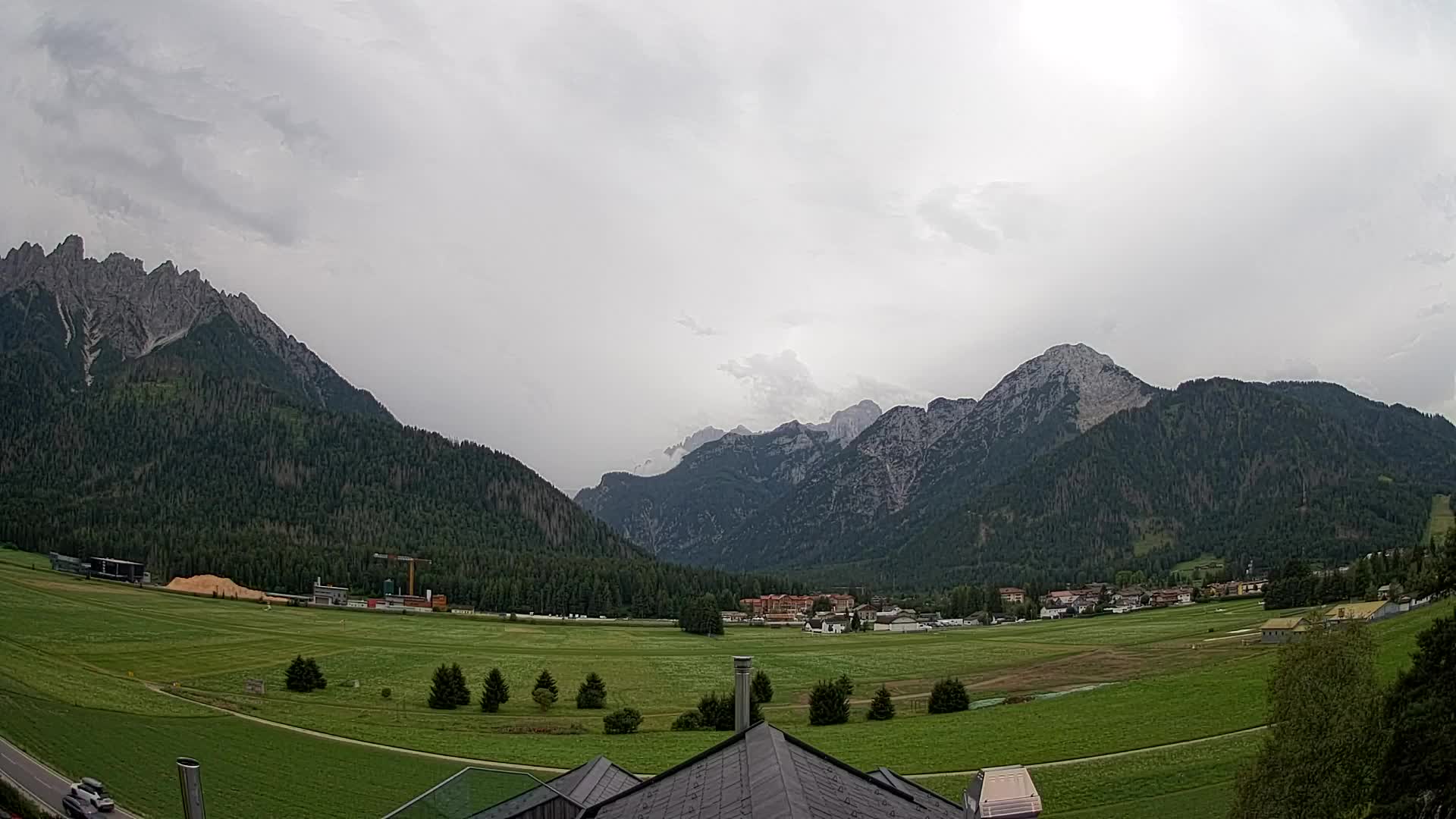 Webcam Toblach Dolomiten – Blick vom Hotel Rosengarten