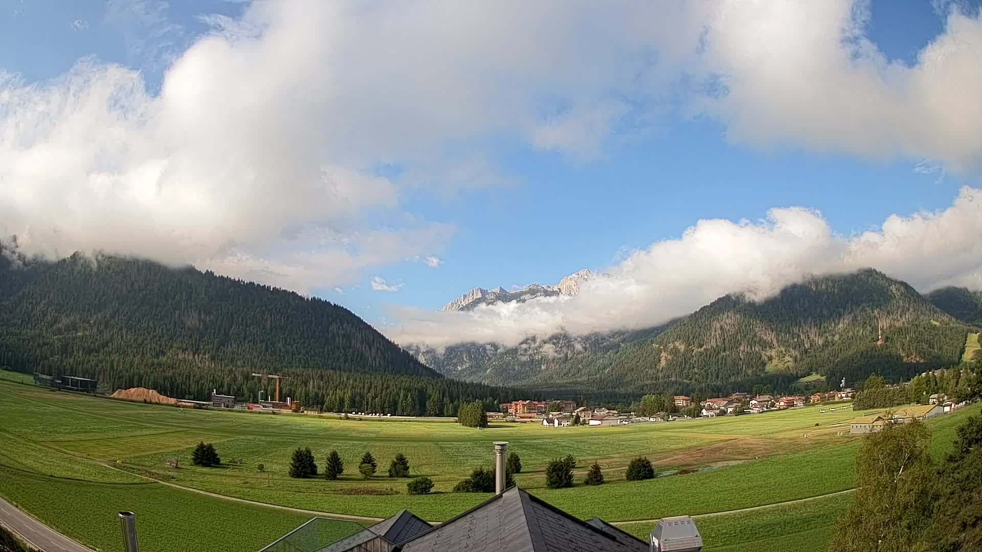 Webcam Toblach Dolomitas – Vista desde el Hotel Rosengarten