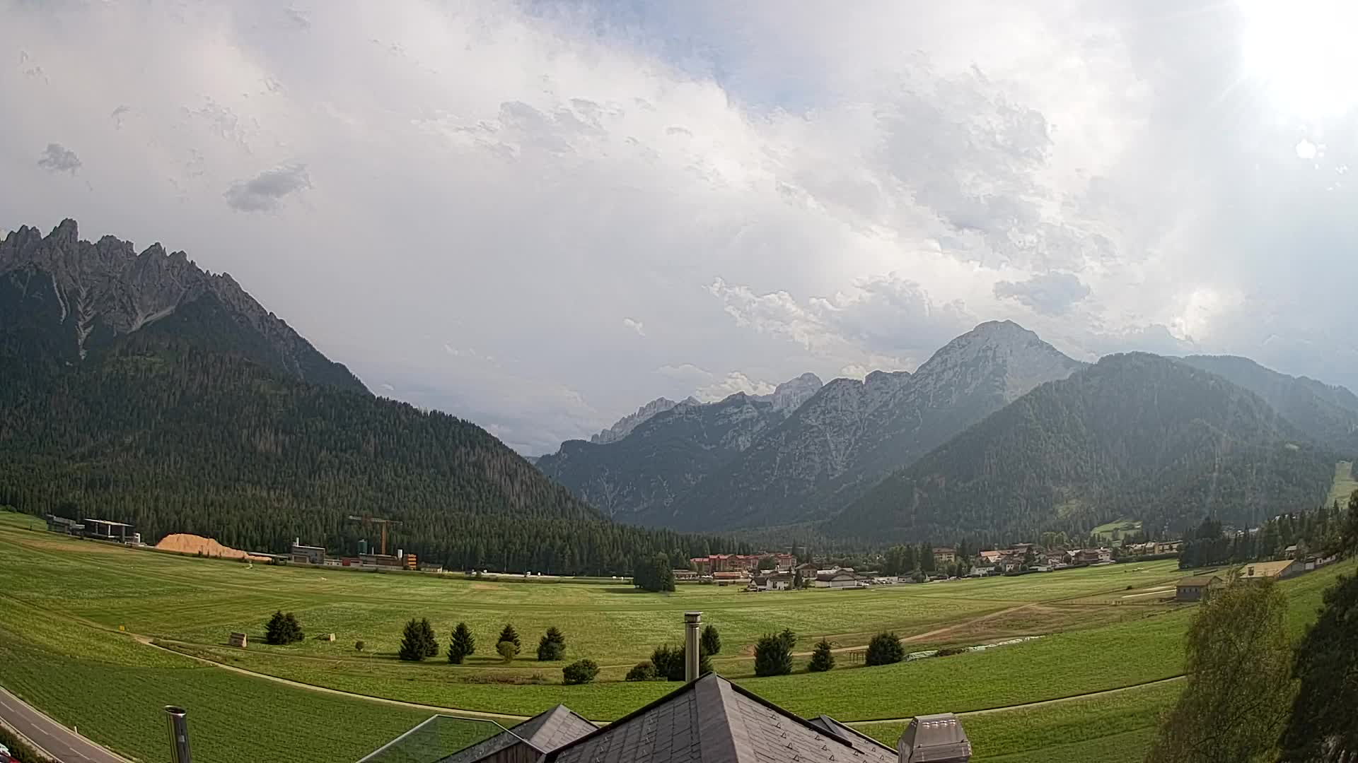 Webcam Toblach Dolomites – Vue depuis l’Hôtel Rosengarten