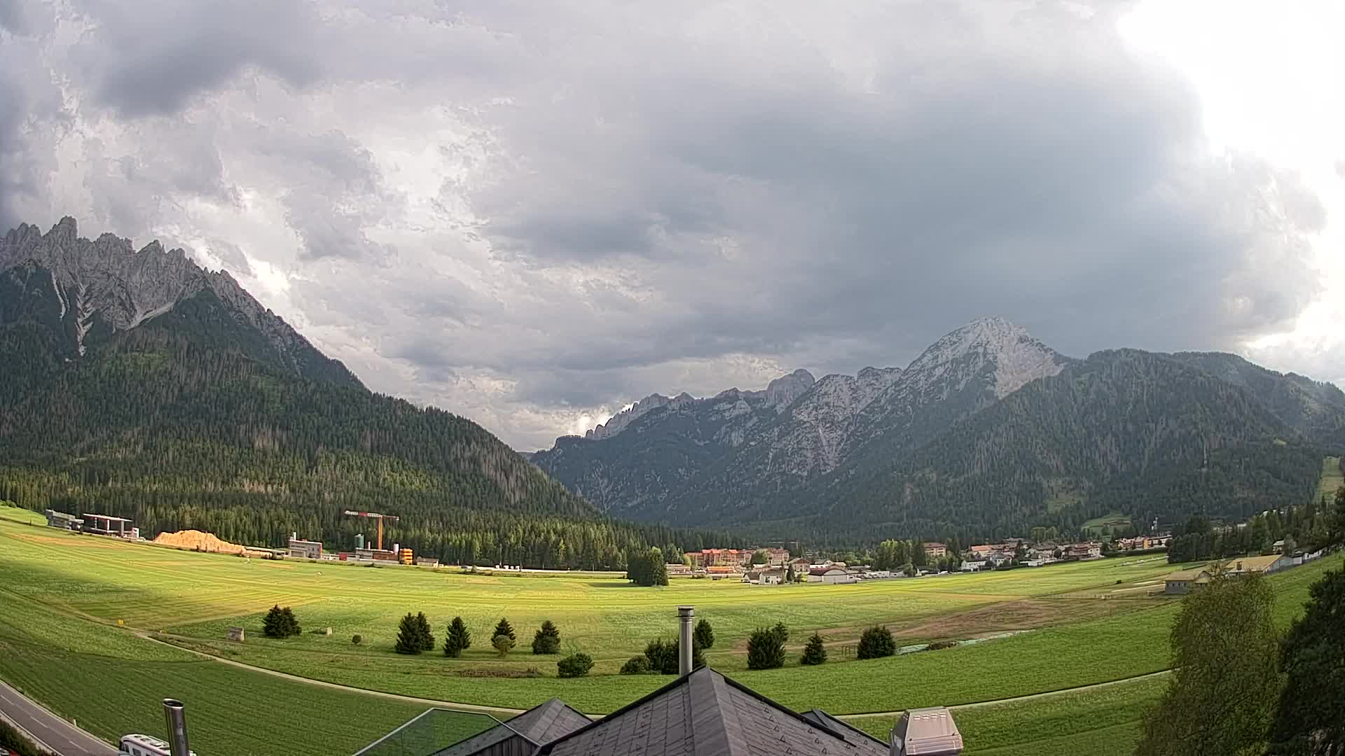 Webcam Toblach Dolomitas – Vista desde el Hotel Rosengarten