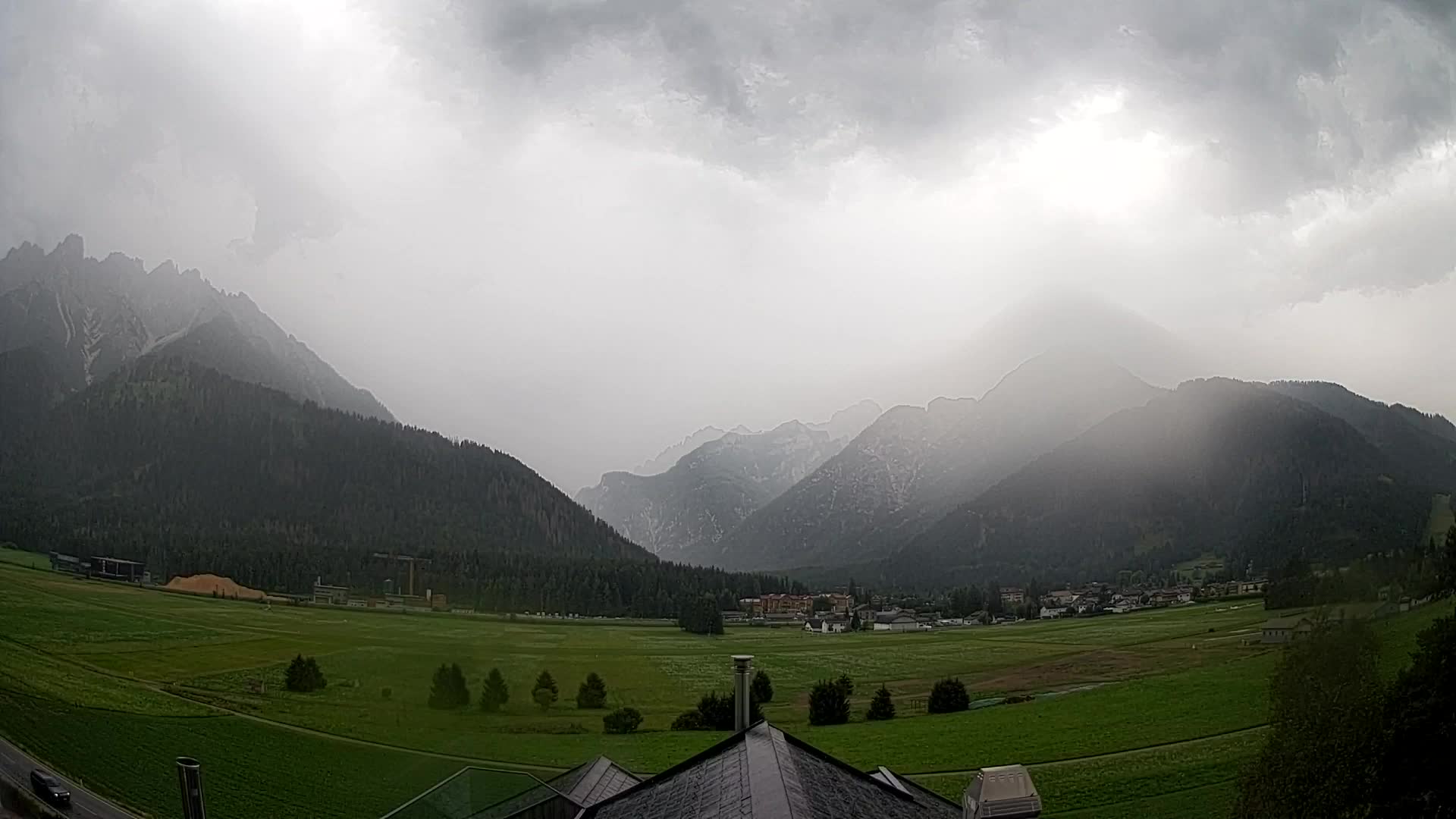 Webcam Toblach Dolomitas – Vista desde el Hotel Rosengarten