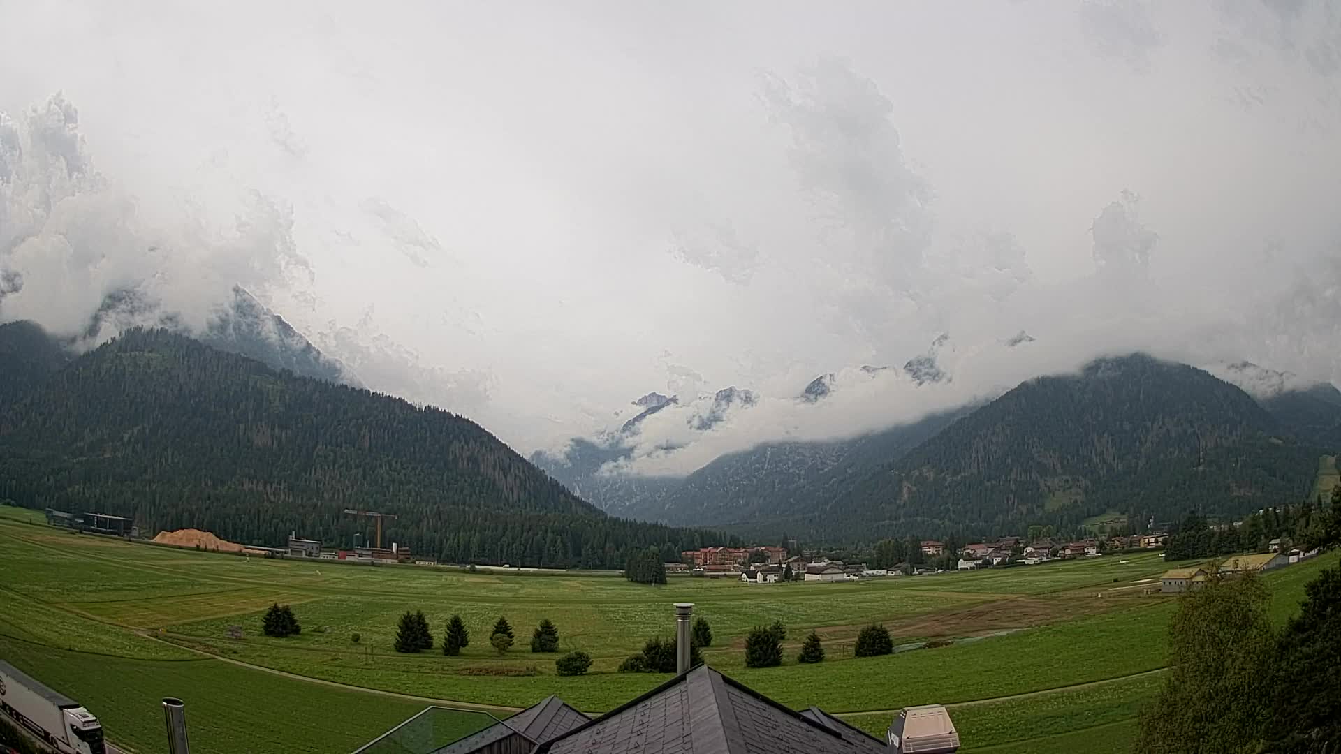 Webcam Toblach Dolomiten – Blick vom Hotel Rosengarten