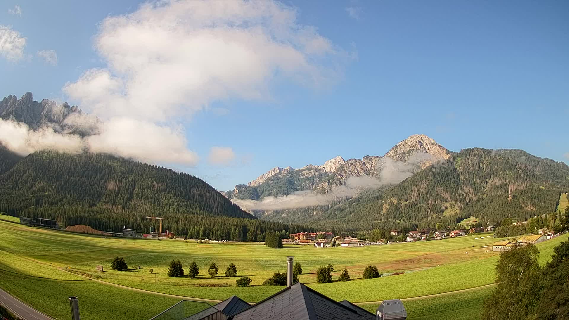 Webcam Toblach Dolomiten – Blick vom Hotel Rosengarten