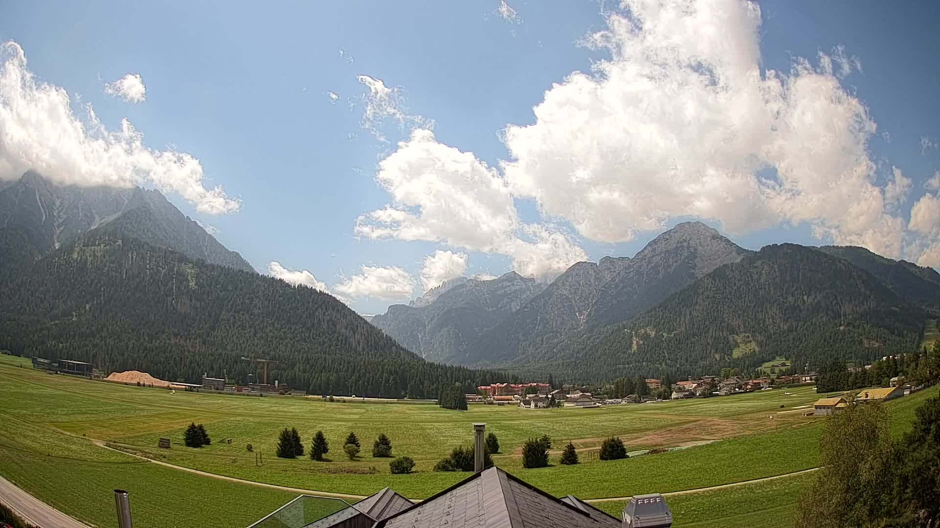 Webcam Toblach Dolomiten – Blick vom Hotel Rosengarten