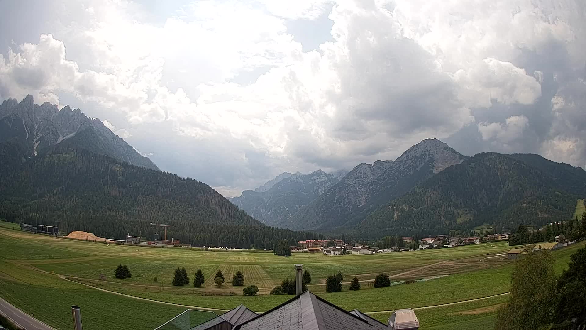 Webcam Toblach Dolomiten – Blick vom Hotel Rosengarten