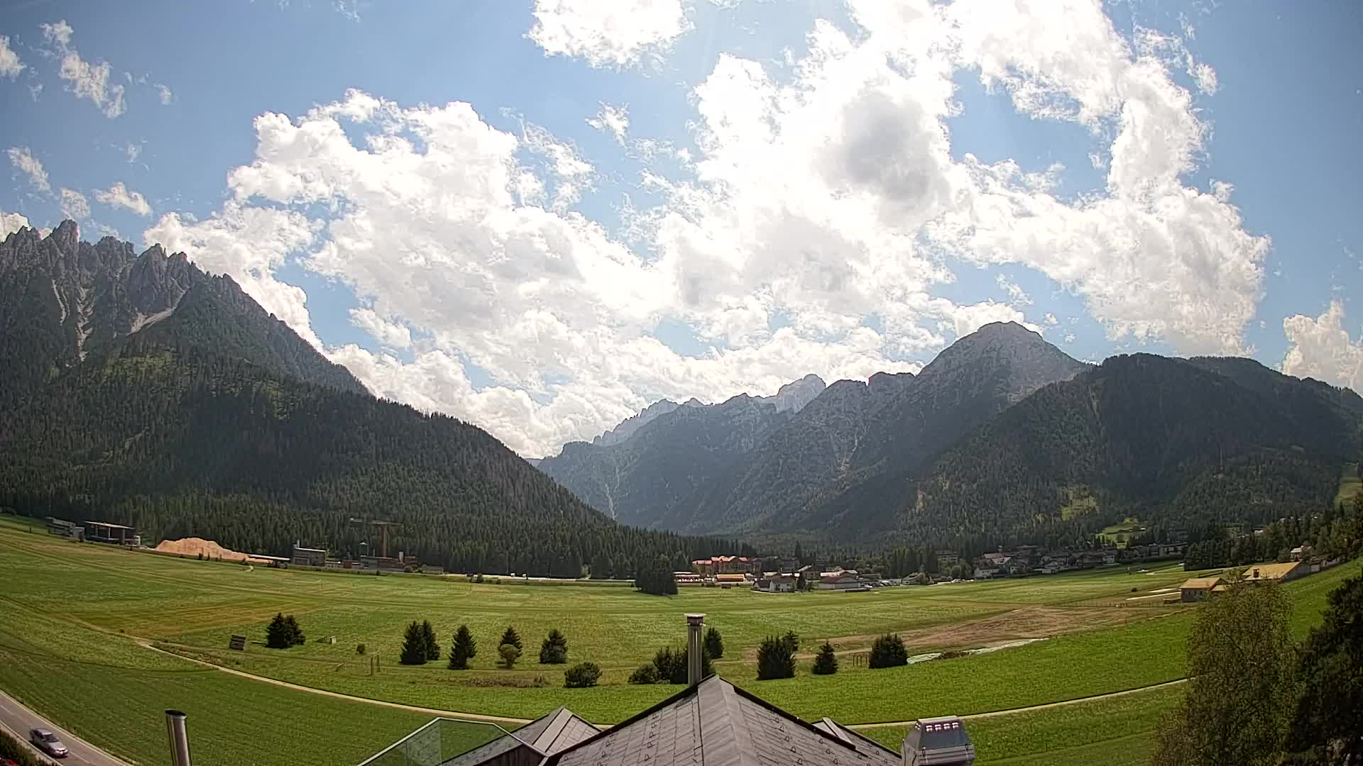 Webcam Toblach Dolomiten – Blick vom Hotel Rosengarten