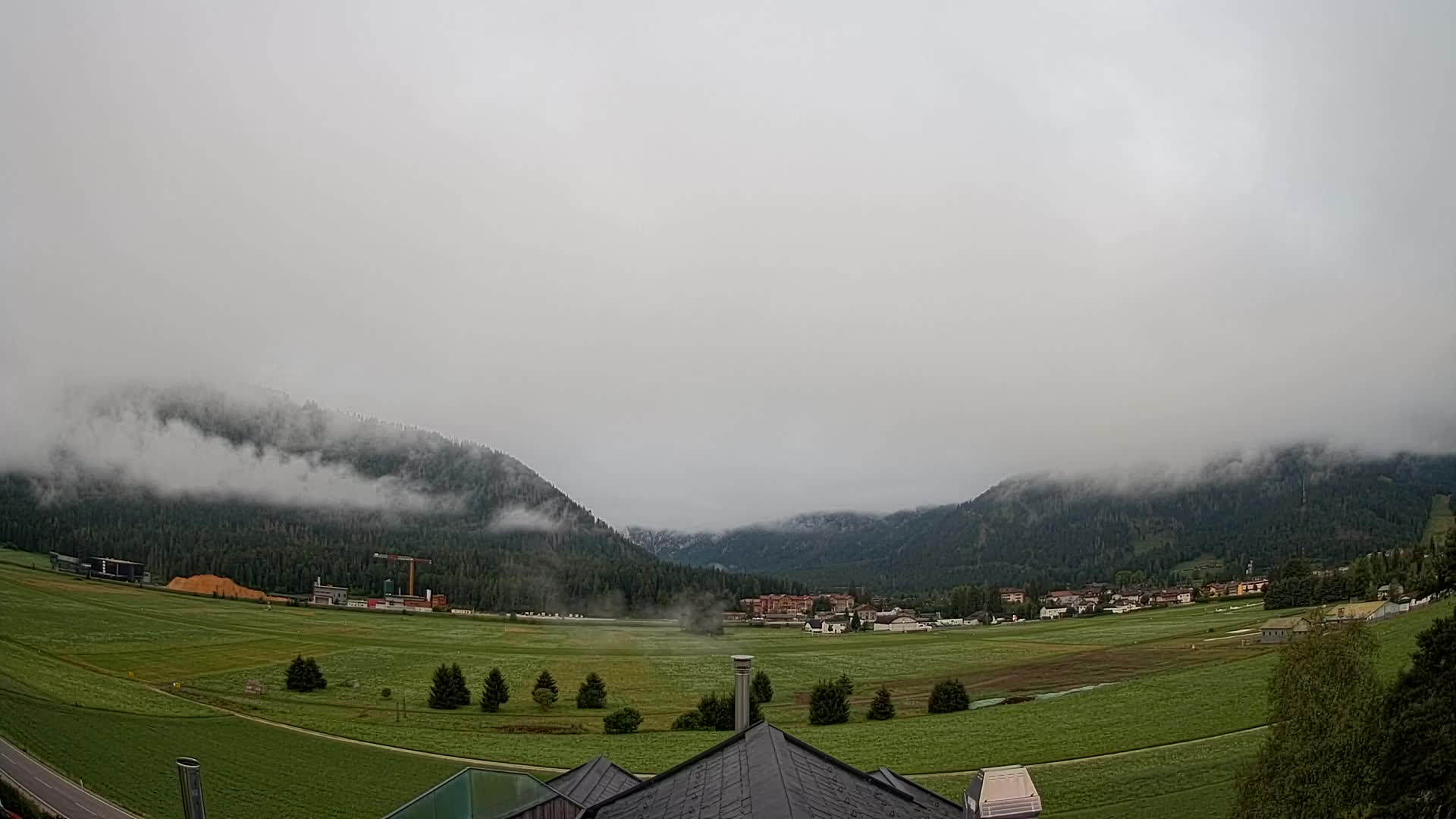 Webcam Toblach Dolomites – View from Hotel Rosengarten