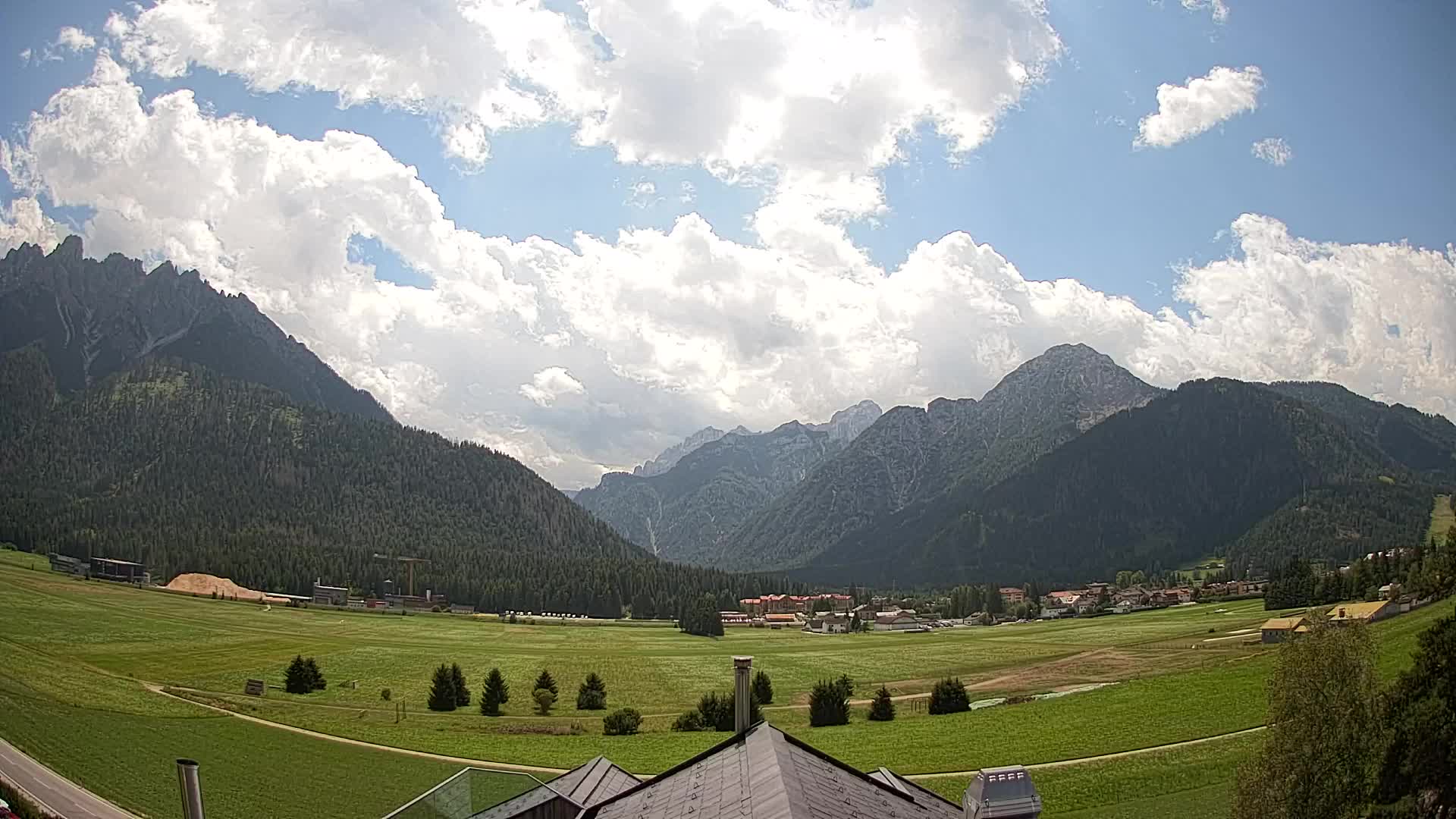 Webcam Toblach Dolomitas – Vista desde el Hotel Rosengarten