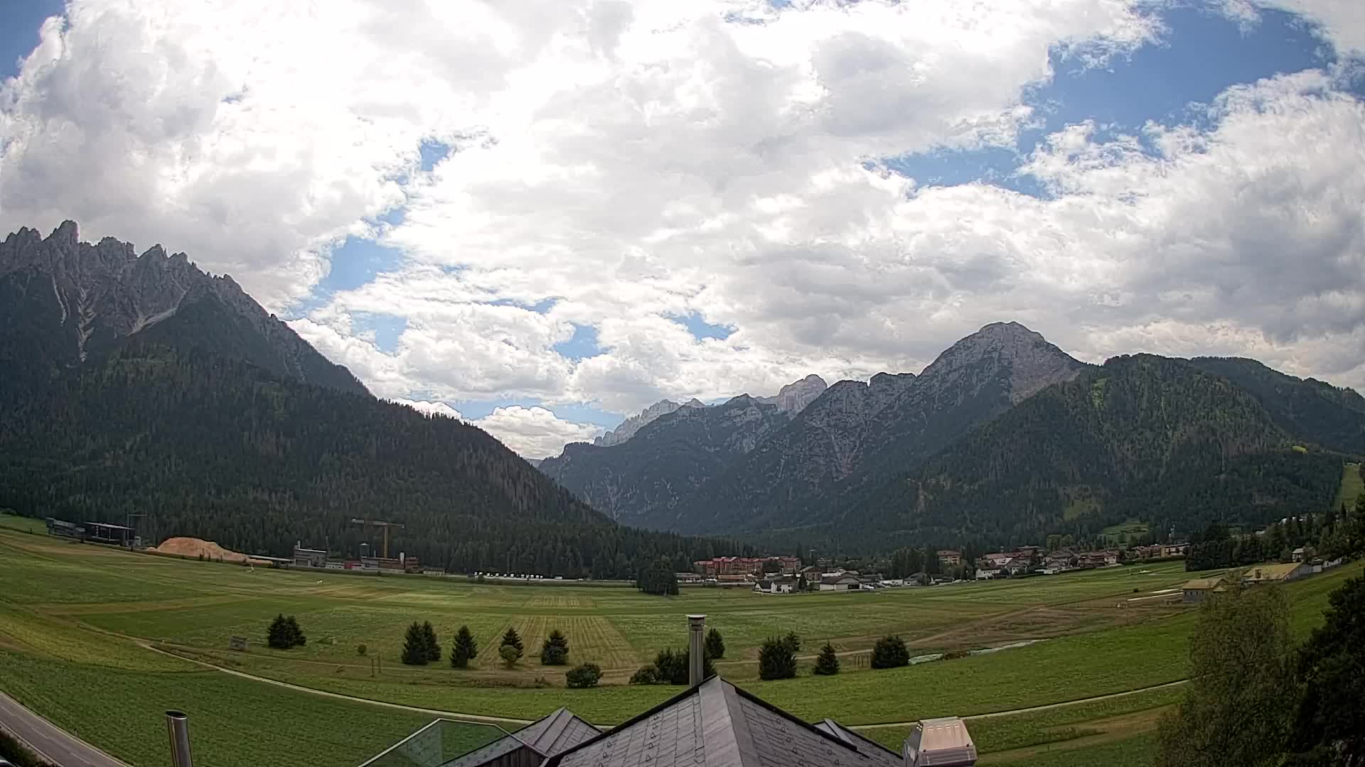 Webcam Toblach Dolomites – Vue depuis l’Hôtel Rosengarten