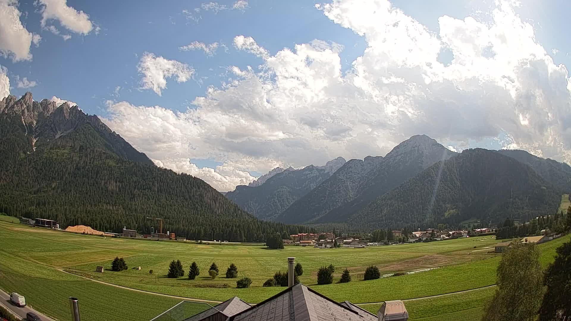 Webcam Toblach Dolomiten – Blick vom Hotel Rosengarten