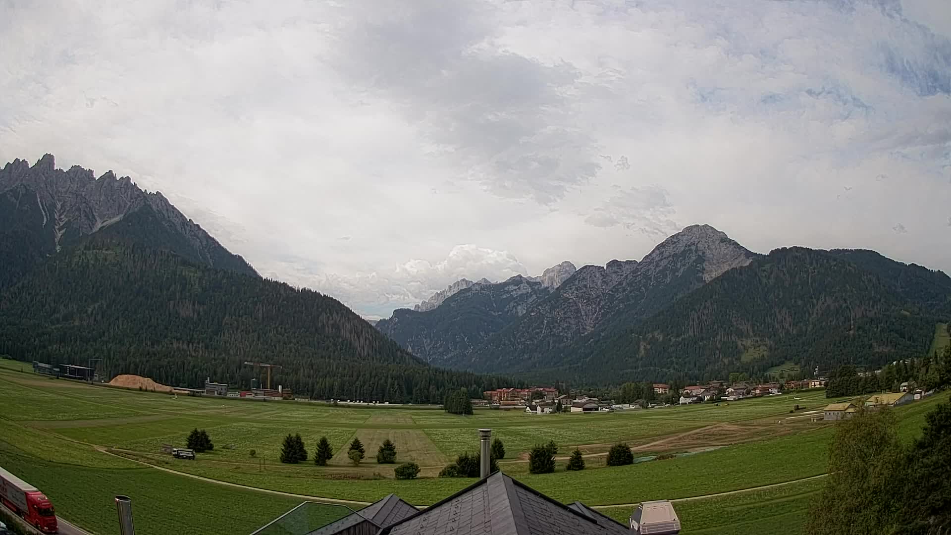 Webcam Toblach Dolomiten – Blick vom Hotel Rosengarten