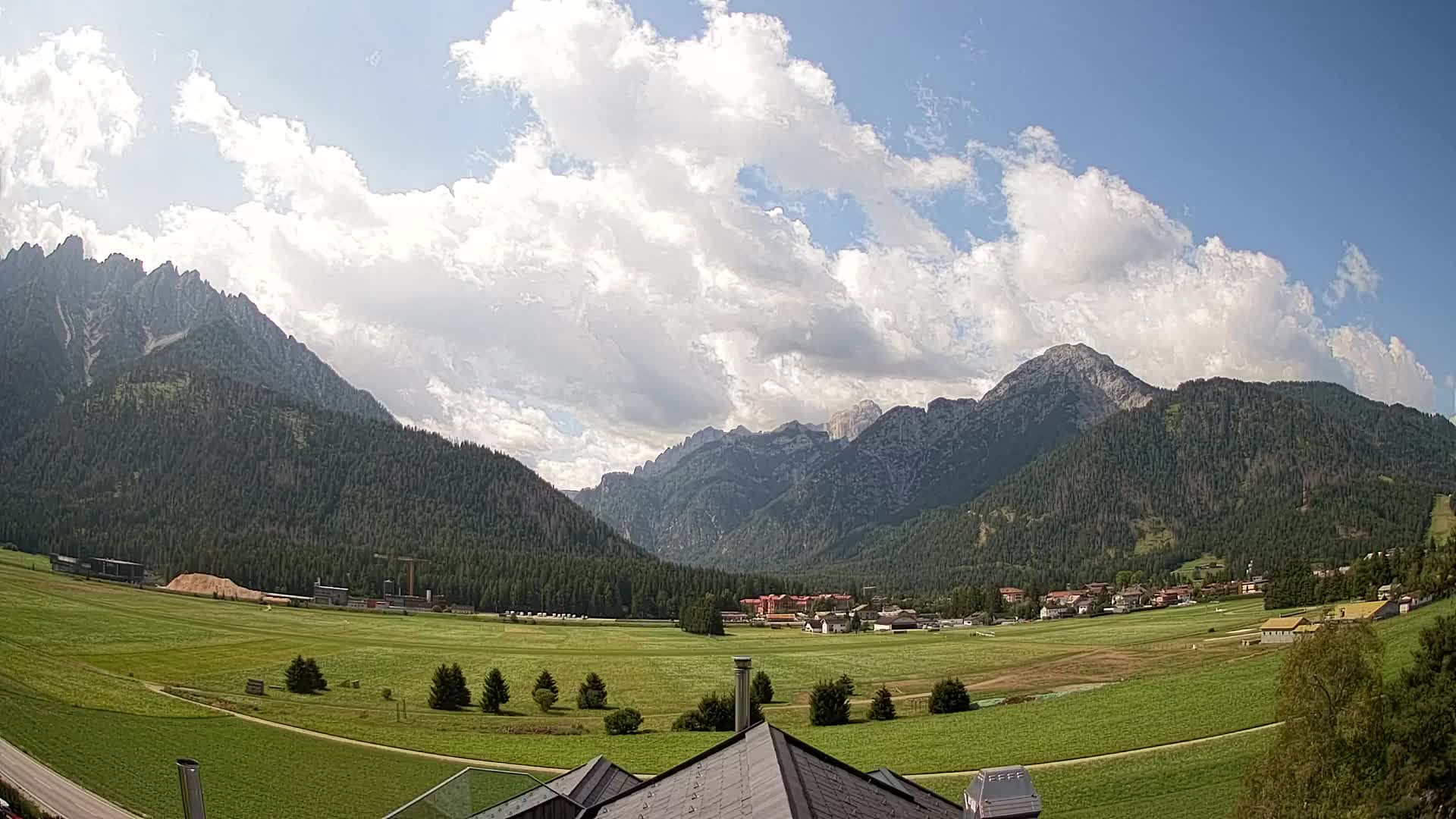 Webcam Toblach Dolomitas – Vista desde el Hotel Rosengarten
