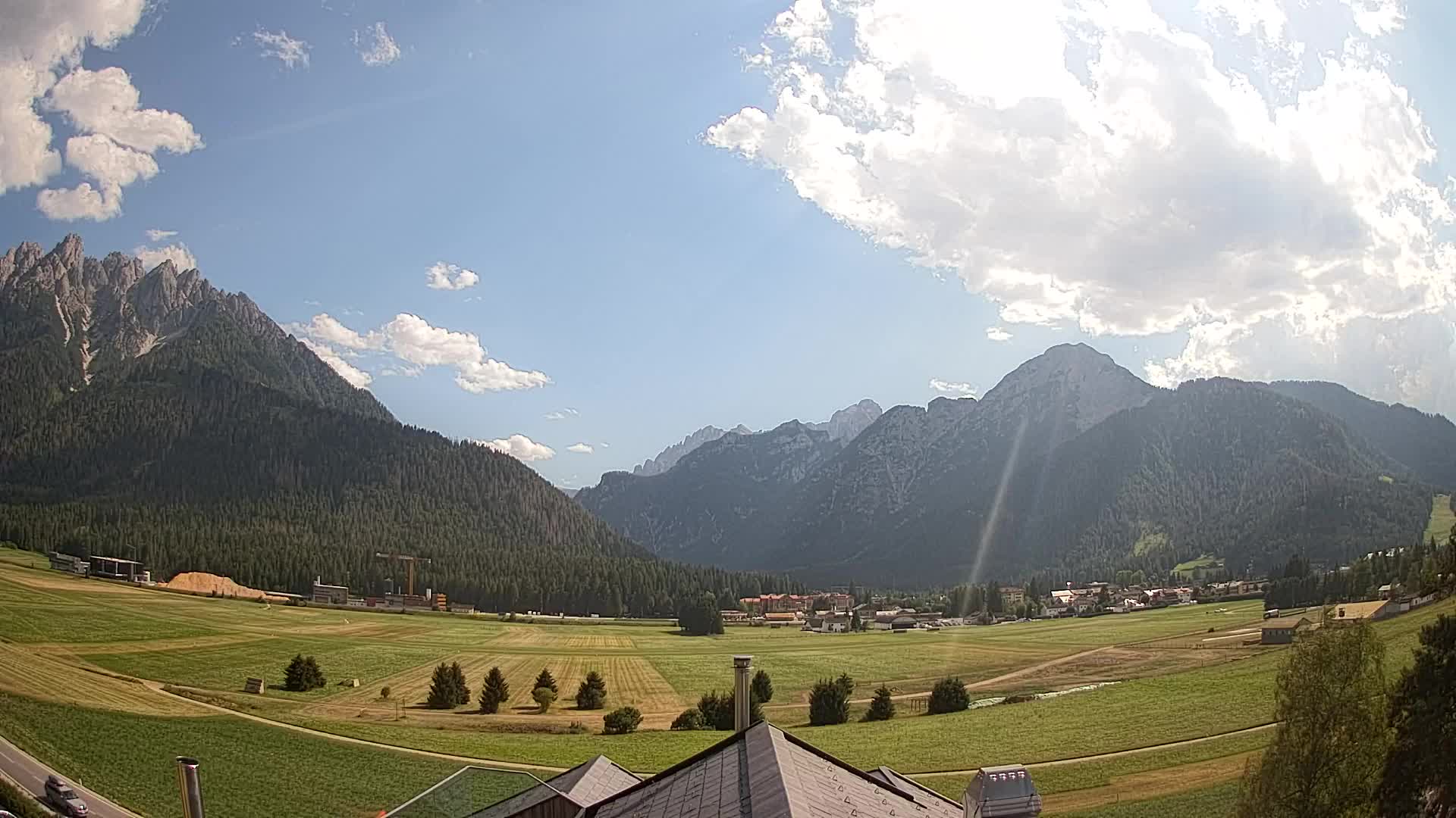 Webcam Toblach Dolomitas – Vista desde el Hotel Rosengarten