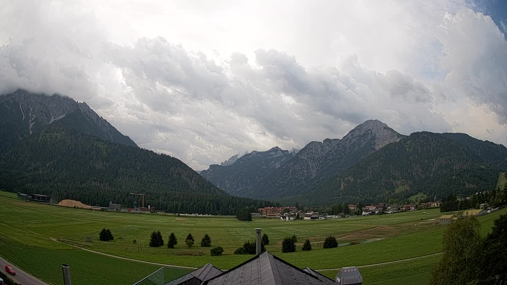 Webcam Toblach Dolomiten – Blick vom Hotel Rosengarten