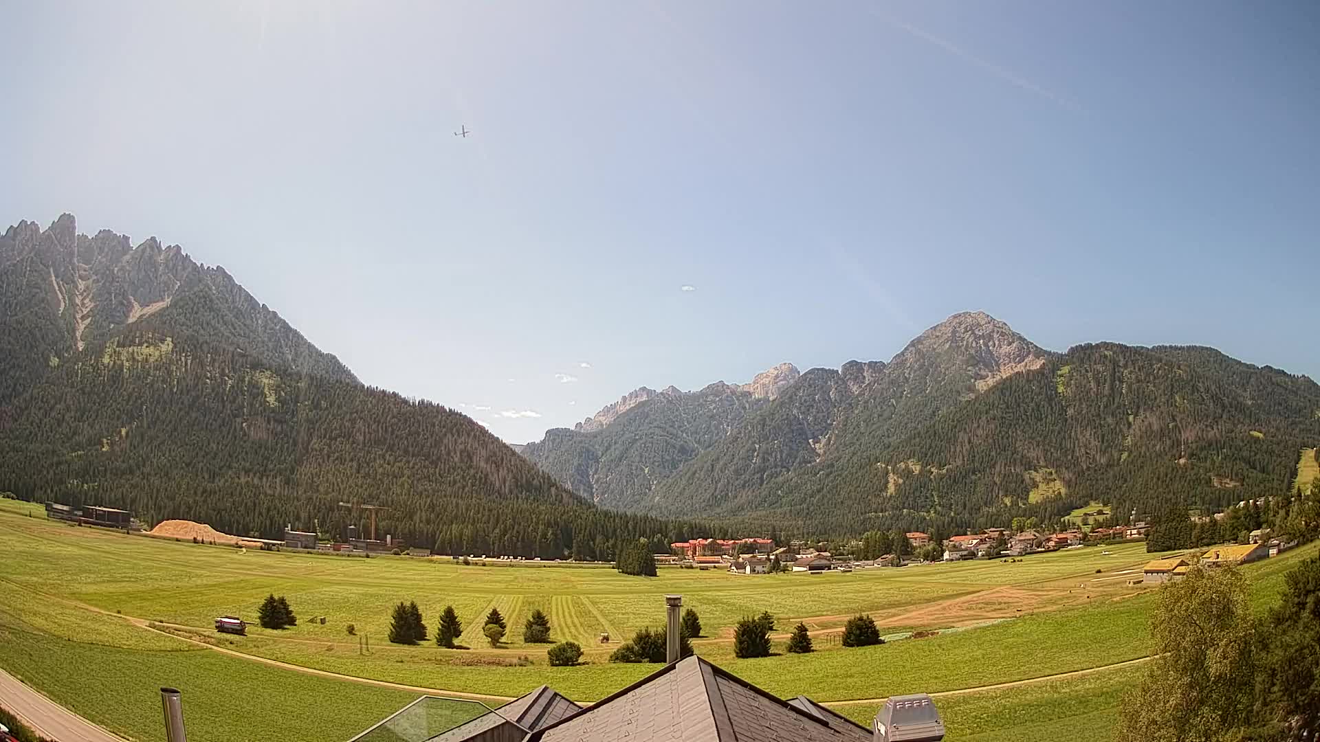 Webcam Toblach Dolomiten – Blick vom Hotel Rosengarten