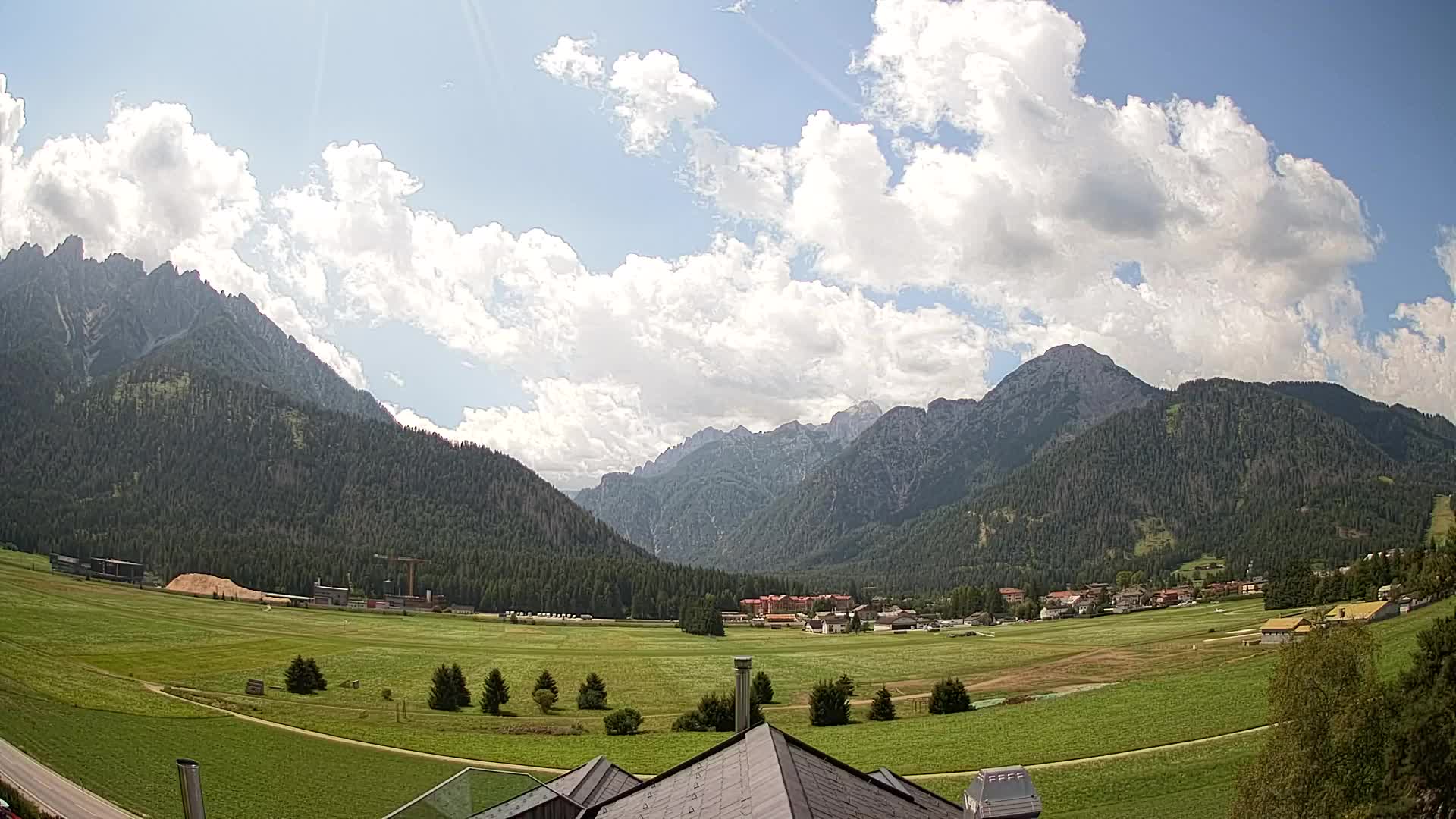 Webcam Toblach Dolomitas – Vista desde el Hotel Rosengarten