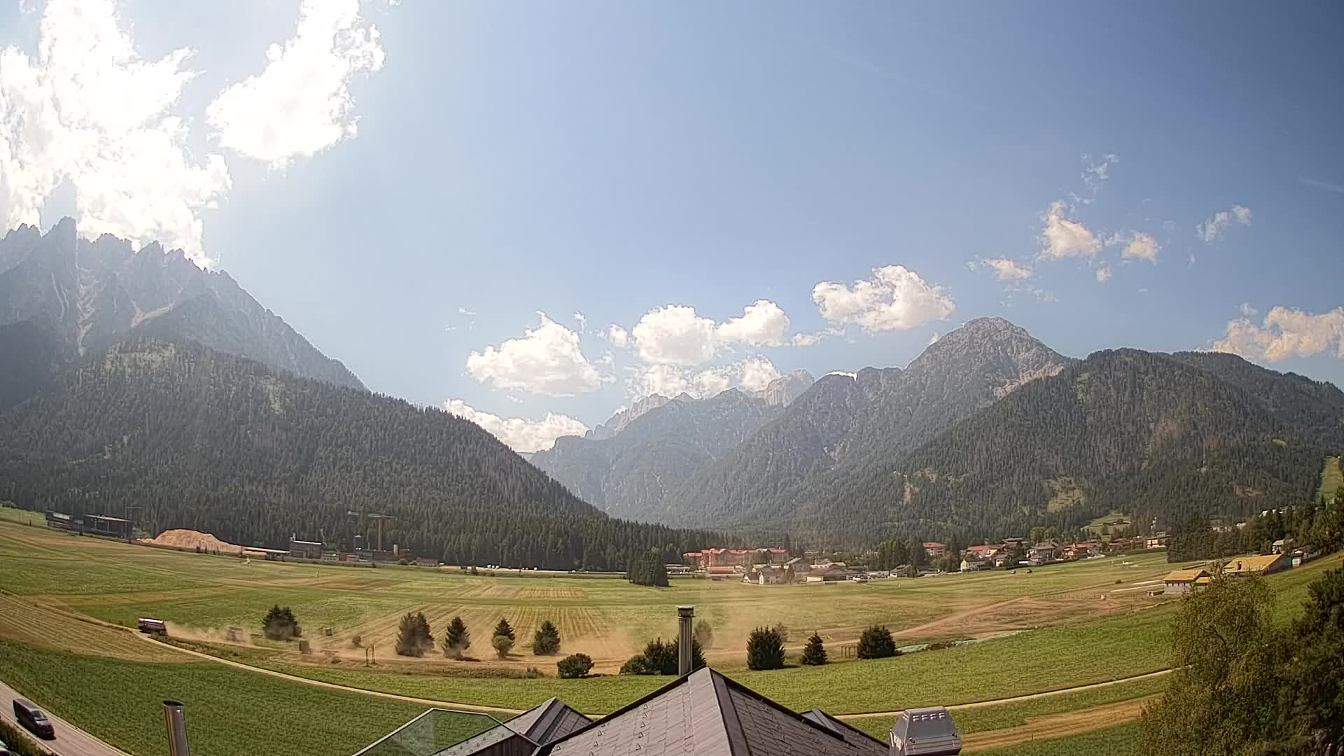 Webcam Toblach Dolomites – Vue depuis l’Hôtel Rosengarten