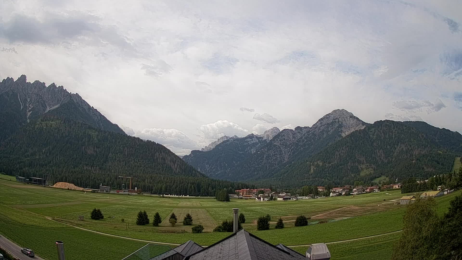 Webcam Toblach Dolomiten – Blick vom Hotel Rosengarten