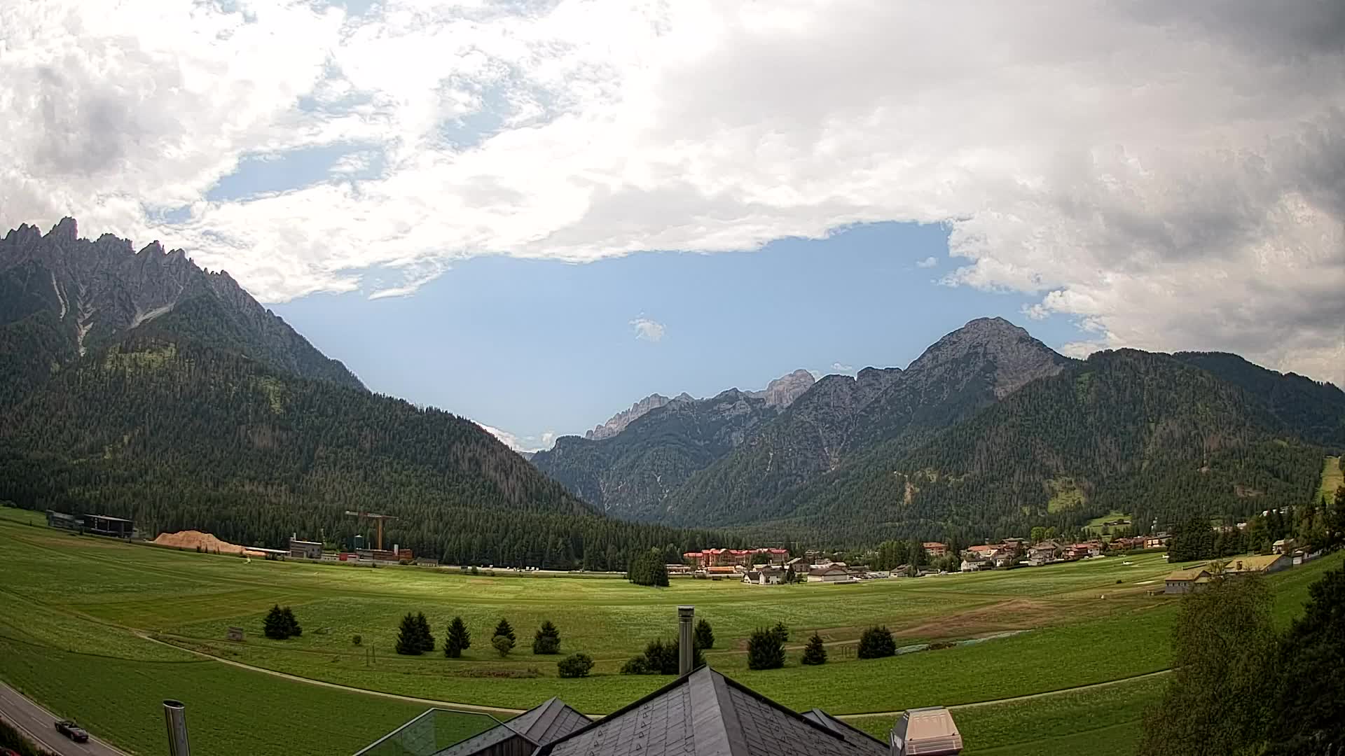 Webcam Toblach Dolomites – Vue depuis l’Hôtel Rosengarten