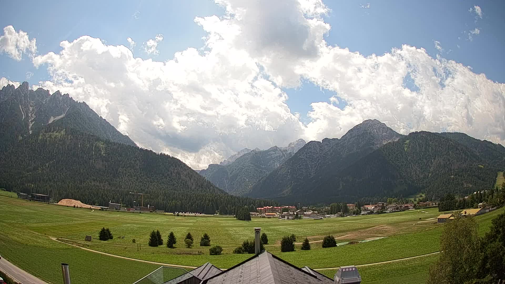 Webcam Toblach Dolomiten – Blick vom Hotel Rosengarten