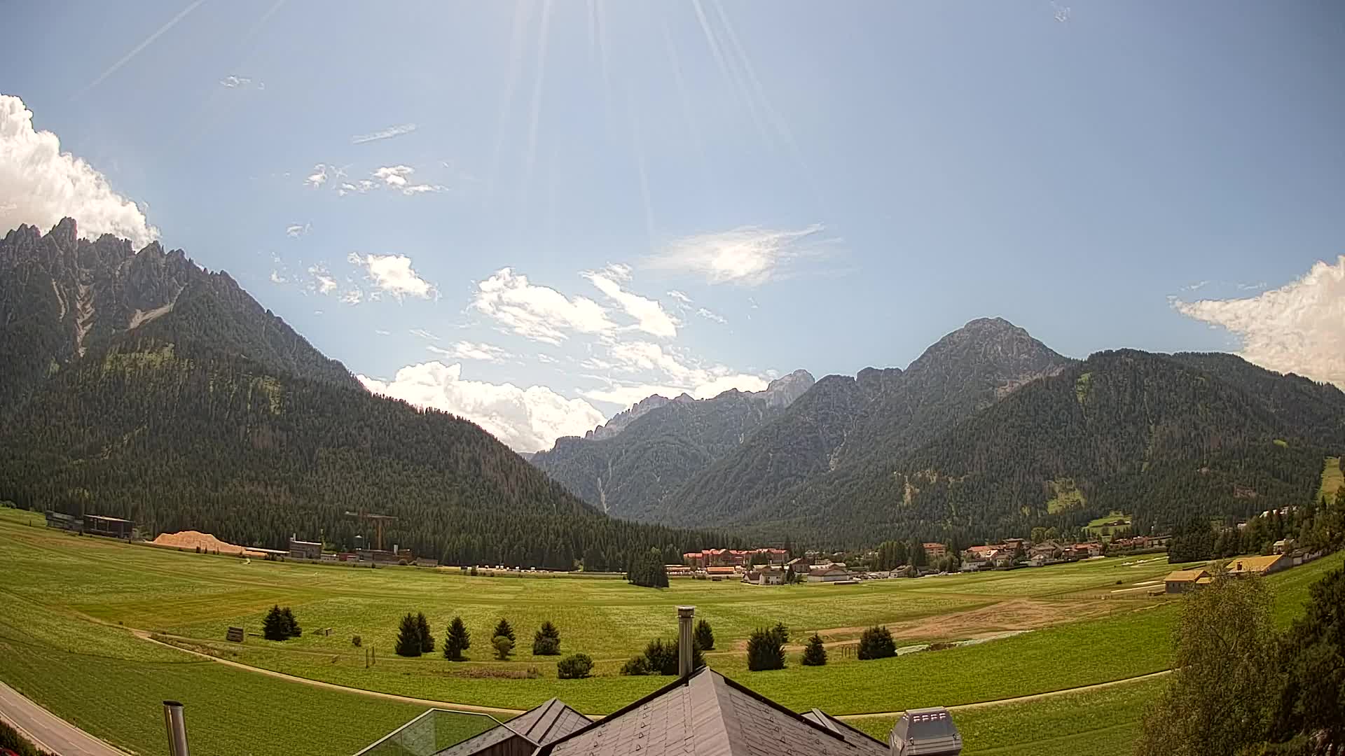 Webcam Toblach Dolomites – Vue depuis l’Hôtel Rosengarten