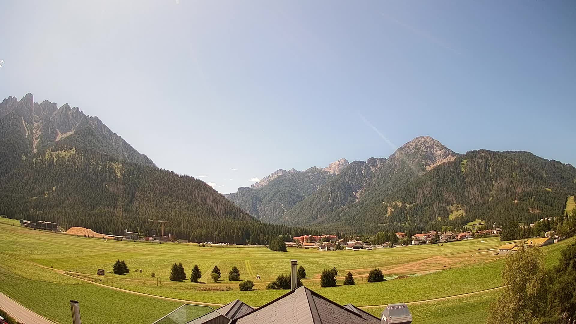 Webcam Toblach Dolomiten – Blick vom Hotel Rosengarten